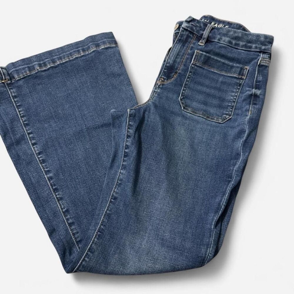 American-eagle Women's Blue and Navy Jeans